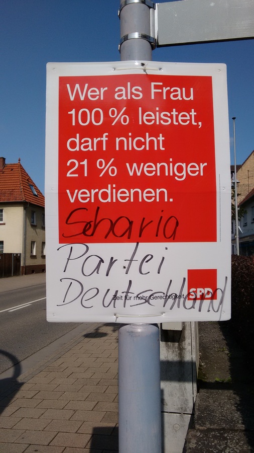 Wahlkampf 2017: SPD Scharia Partei Deutschland
